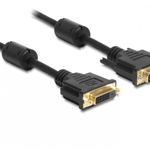 Cablu Delock prelungitor DVI-D 24+1 pini T-M 5m 83188