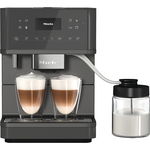 Espressor automat Miele CM 6560 MilkPerfection Grey PearlFinish, 15 bar, 1,8 L, WiFiConn@ct, BrilliantLight, OneTouch for Two, AromaticSystem, Crem