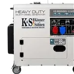 Generator de curent 7.5 kW diesel - Heavy Duty Euro 2 - insonorizat - Konner & Sohnen - KS-9202DE-1/3-HD-ATSR- Silent