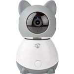 Camera IP Wireless NEDIS WIFICI30CGY, Full HD 1080p, IR, Night Vision, argintiu