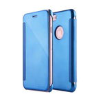 Husa de protectie  Mirror PU leather pentru Apple iPhone 8 / iPhone 7 - Dark Blue, Tellur