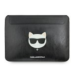 Husa Originala Karl Lagerfeld Compatibila Cu Macbook Pro / Air 13 Inch Piele negru -klcs133chbk CEL18839