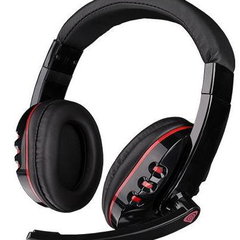 Casti Gaming Stereo Natec H12 NSG-0640 , Microfon (Negru/Rosu)