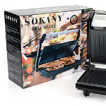 Sandwich Maker Grill tip gratar Sokany SK-220 1200 W placi anti-aderente, GAVE