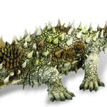 Figurina iMKⓇ Thorny Devil, 47 cm, maro, MGC