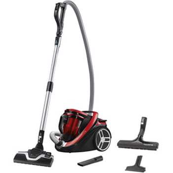 Aspirator fara sac ROWENTA Silence Force Cyclonic 5***** RO7649EA, 550W, recipient 2.5L, perie Power Air, perie Parquet Softcare, rosu
