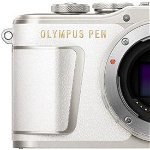 Aparat Foto Mirrorless Olympus PEN E-PL9, Body, 16.1 MP, Filmare Full HD (Alb)