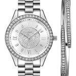 Ceasuri Femei JBW Womens Mondrian Stainless Steel Diamond Bracelet Watch 37mm - 016 ctw SILVER