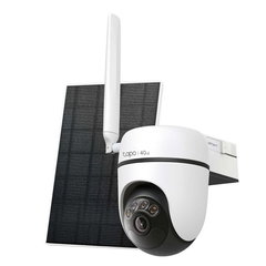 Kit camera de supraveghere Wireless cu panou solar Tapo C615G cu 4G LTE, Pan/Tilt 360 grade, 3MP, 2K, Color Night Vision, Smart Detection AI, Two-Way Audio, acumulator 6700mAh, IP65