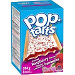 Pop Tarts Frosted Raspberry - plăcinte americane cu gust de zmeură 384g, Pop Tarts