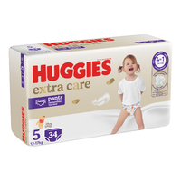 Scutece chilotel Huggies Extra Care 5, 12-17 kg, 34 buc, Huggies Scutece chilotel Huggies Extra Care 5, 12-17 kg, 34 buc, Huggies