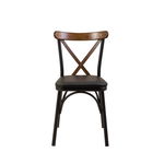 Scaun Oliver Chair Barok, Alb, 48x87x46 cm, Vella