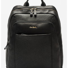 Rucsac din piele cu buzunare multiple, Pierre Cardin