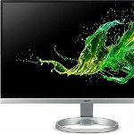 Monitor IPS LED Acer 23.8" R240YSMIPX, Full HD (1920 x 1080), VGA, HDMI, DisplayPort, Boxe, 1 ms, 75 Hz (Negru/Argintiu)