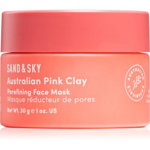 Sand & Sky Australian Pink Clay Porefining Face Mask mască detoxifiantă pentru pori dilatati 30 g, Sand & Sky