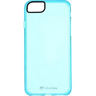 CELLULARLINE Husa Capac Spate Clear Color Albastru Apple iPhone 7, iPhone 8, CELLULARLINE