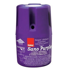 Odorizant solid Sano pentru rezervorul toaletei, Mov, 150g
