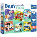 Puzzle Primo Baby Progressive. Vehicule profesionale, Trefl, 