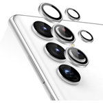 Folie Camera pentru Samsung Galaxy S23 Ultra ESR Lens Protector Tempered Glass Argintiu