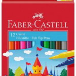 Carioci 12 culori/set, supelavabile, 2021 Faber Castell, Faber-Castell