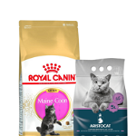 ROYAL CANIN Maine Coon Kitten hrana uscata pisica junior 10 kg + ARISTOCAT Nisip pentru litiera pisicilor, din bentonita cu lavanda 5 L GRATIS