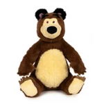 Jucarie de Plus Famosa Masha and Bear- URS 28 cm, MHA05201, Famosa