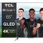 Televizor TCL QLED 65C635, 164 cm, Smart Google TV, 4K Ultra HD, Clasa F