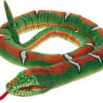 Beppe Beppe Maskotka Wąż zielony 180 cm, Beppe