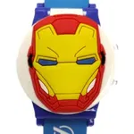 Ceas Jucarie pentru Copii, Avengers, Electronic cu Afisaj LCD si Capac Protectie, Multicolor, Silicon, OEM