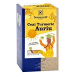 Ceai turmeric auriu cu ghimbir si cardamom eco 18dz, Sonnentor, SONNENTOR