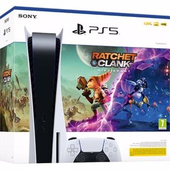 Consola PlayStation 5 (PS5) 825GB + joc Ratchet & Clank: Rift Apart