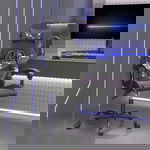Gossi scaun de gaming pivotant, negru si camuflaj, piele ecologica, Gossi