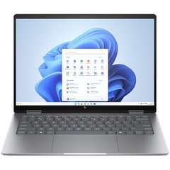 Laptop 2-in-1 HP Envy x360 14-fa0016nw, AMD Ryzen 7 8840HS, 14 inch Touch, RAM 16GB, SSD 512GB, AMD Radeon 780M, Windows 11, Meteor Silver