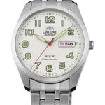 ORIENT, Ceas automatic unisex Tristar, Argintiu