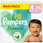 Pampers Harmonie Baby 4 scutece, 9-14 kg, 74 buc., Pampers