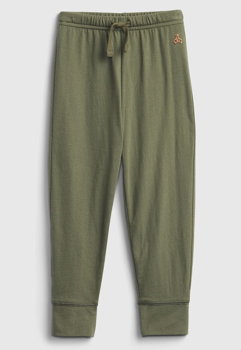 Pantaloni sport din bumbac organic cu snur de ajustare