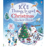 1001 Things to Spot at Christmas sticker book - Usborne book (5+)