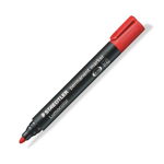 Marker permanent Staedtler Lumocolor varf rotund rosu ST3529