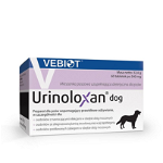 VEBIOT Urinoloxan Dog 60 tab. supliment pentru caini cu afectiuni ale tractului urinar