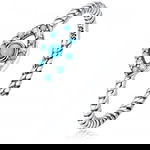 Inel fix din argint 925 turquoise devil eye 9 US (diametru 18,9 mm), BijuteriidinArgint.ro
