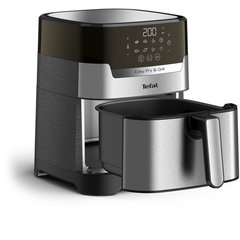 Easy Fry & Grill EY505D Single 4.2L 1550W,  Negru-Argintiu, TEFAL