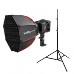 SmallRig RC 60B LED 65W Bi-Color 2700K-6500K cu baterie, softbox si stativ