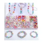 Set margele MalPlay pentru realizare bratari,25x13 cm