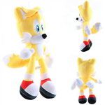 Jucarie de Plus Vulpoiul Tails din Desenele Sonic 30 cm, Nurio