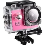 Camera Sport Waterproof, FOXMAG24®, HD 1080P, 12M, 2 inch, Roz