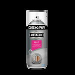 Vopsea spray Oskar Metallic Effect, argintiu, mat, interior/exterior, 400 ml, Oskar