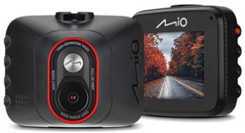 Camera auto DVR Mio MiVueC312, Full HD, ecran de 2”, unghi de 130 grade, senzor G cu 3 axe, negru, Mio