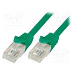 Cablu UTP LogiLink CP1095U, Patchcord, CAT.5e, 10m (Verde)