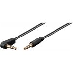 Cablu audio 3.5mm - 3.5mm 90grade Contacte Aurite 0.5m, Goobay