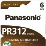Pachet 5 blistere baterie auditiva Panasonic V312 6 buc/blister, Panasonic